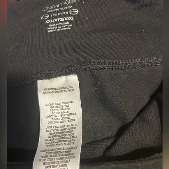 Calvin Klein Performance Black Leggings with Logo Detail - Picture 5 of 5